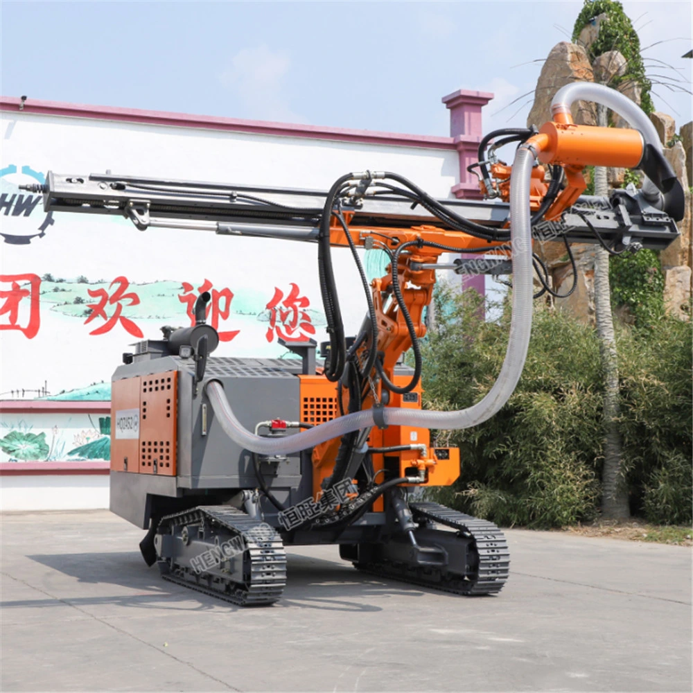 Full Hydraulic Crawler Surface Drilling Rig Underground Water Drill Machines