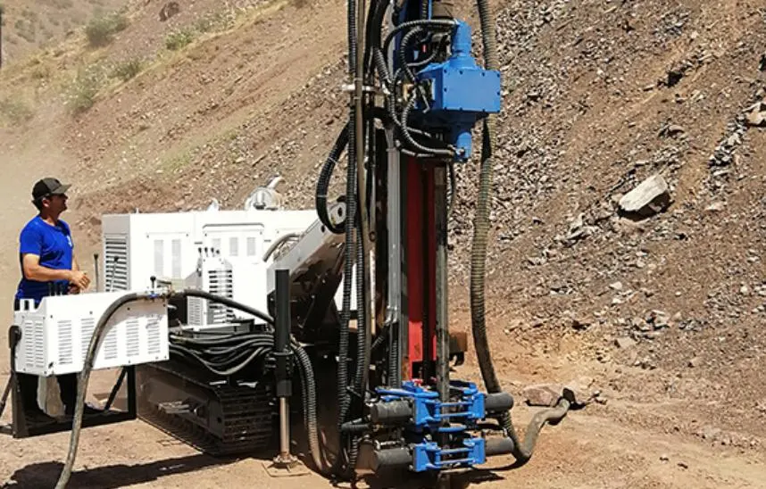 300m RC Drilling Rig /Diamond Drill Bits Crawler Mobile Hydraulic RC Drilling Machine for Mining Exploration