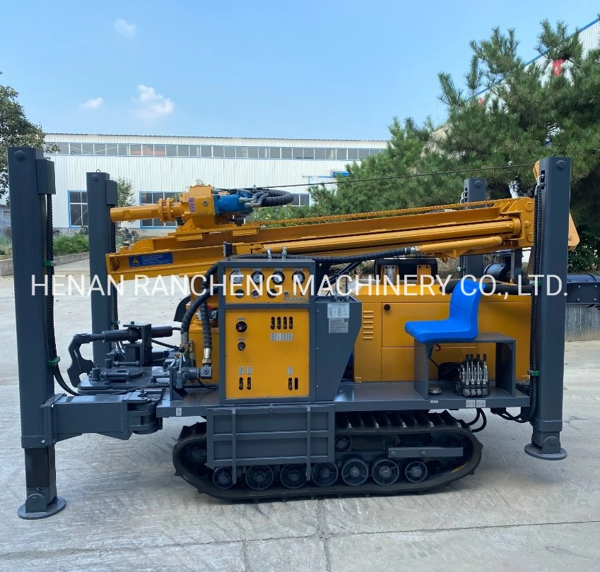 100m/150m/200m Hydraulic Crawler Type Borehole Water Well Drilling Rig Machine/Small Crawler Hydraulic Rotary Drill/Drilling Rig for Foundation Engineering