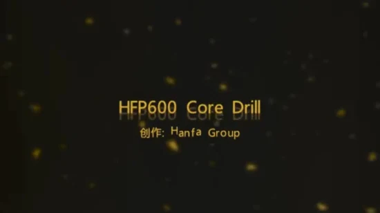 Hfp1000 Trou de dynamitage hydraulique portable Perceuse d'ingénierie de forage d'échantillonnage de noyau de roche de la mine